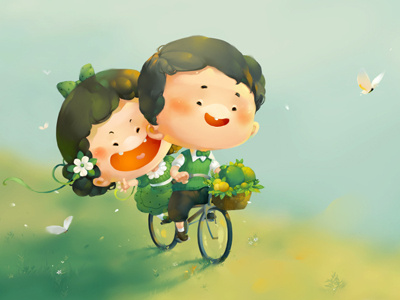 Couple cards comic books cute illustrations xnhan00
