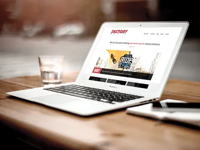 Company Website action sport clean company responsive sports