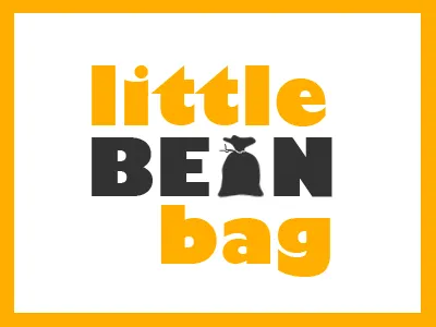 Little Bean Bag - Logo bag bean coffee little logo orange