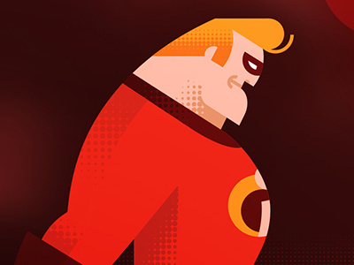 Mr Incredible illustration incredible pixar