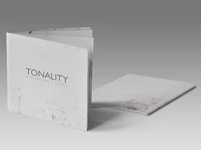 Tonality case cd clean cover design grid grunge music typography