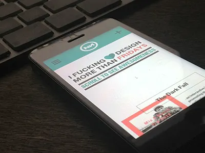 Responsive Portfolio clean flat ios design portfolio responsive design ui