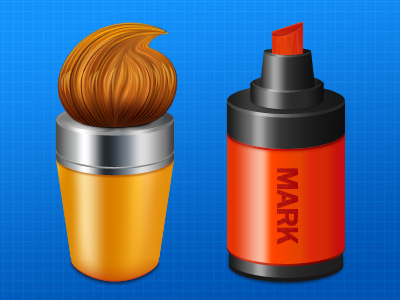 Brush brush mark office paint pen tool