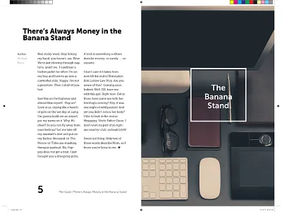 Article Spread 1 article magazine print spread spreads the guild type typography