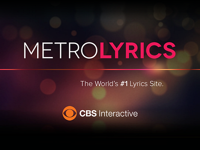 Metrolyrics Redesign branding clean design lyrics music redesign ux web