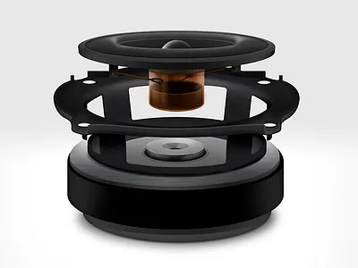 Magnetic Fluid Speaker illustration product design