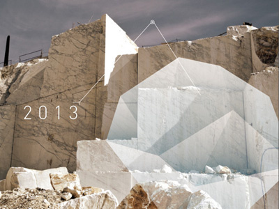 Landi Group calendar design marble michbold