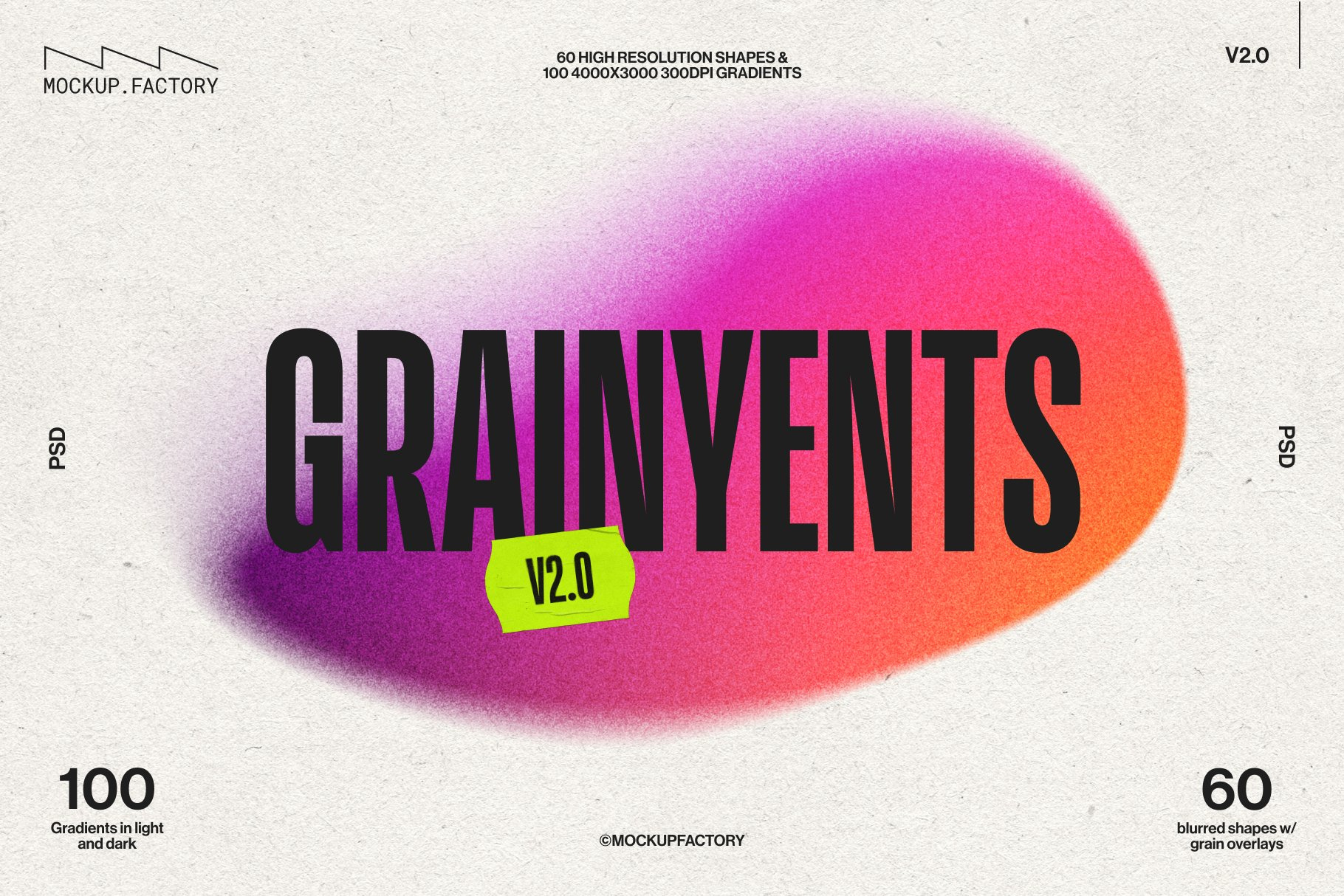 Grainyents V2 0 Gradient Shapes By Mockup Factory On Dribbble