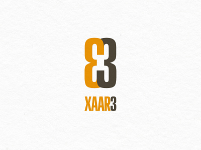 Xaar Logo clean inverse logo minimal negative xaar3