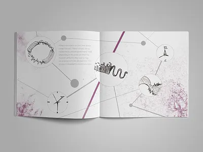 Tonality Process Spread case cd clean cover design grid grunge music process typography