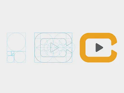 Video fibonacci golden ratio logo phi play
