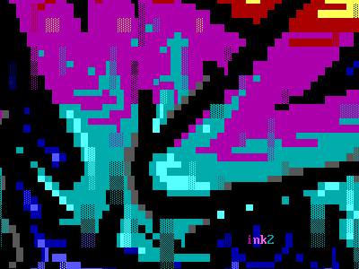 Ink2 ANSI 8 bit ansi ascii bbs oldschool text text mode