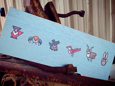 Woodland Series - Final Print animals illustration print series wood woodland