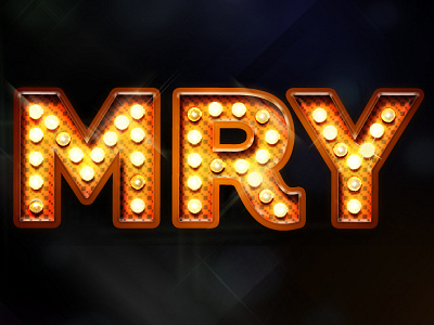 Mry Lighbulbs for invite logo party