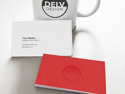 DELV Design brand identity branding business card logo