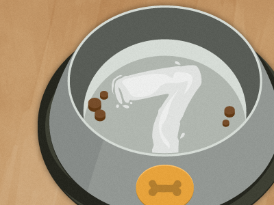 I ate the most dog food! bowl dog eat food