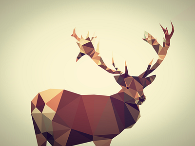 Dear Deer animal deer geometry triangle triangles trianimal