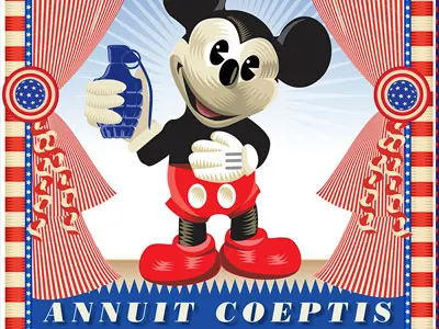 Annuit Coeptis adobeillustrator approval grenade illustration mickey qcassetti vector