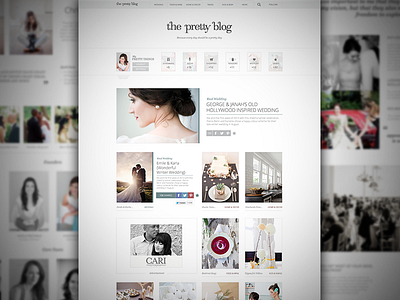 Prettyblog app blog clean ios ios7 marketing white windows8