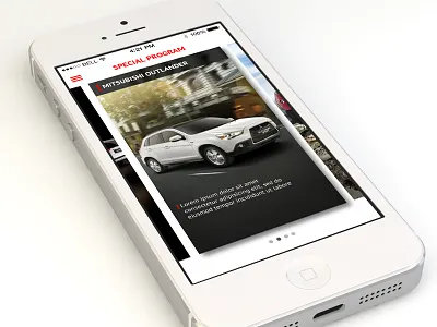 Special program interface ios iphone ui