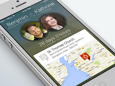 Invite app invitation ios 7 iphone wedding