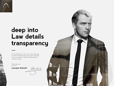 A bw design double exposure law lawer web website