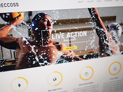 Top page banner action banner flat sports top page web