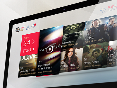 Movie UI china list movie rex tv ui win8