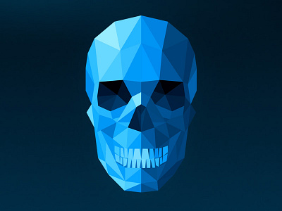 Heavy Rockets Skull heavy low poly polygon rockets skull