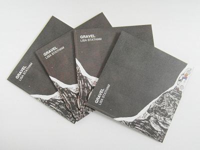 Gravel book collage design digital gravel illustration