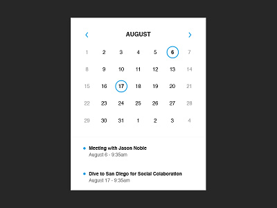 Calendar calendar card date month schedule