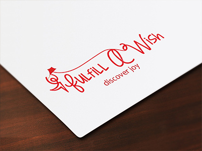 Fullfil a wish logo charity design logo