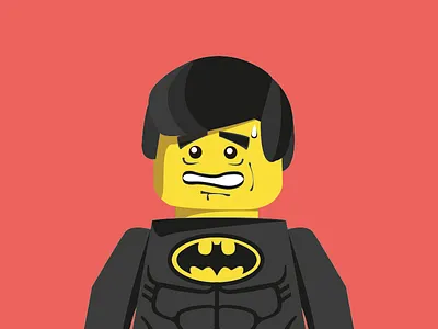 Personality avatar batman illustration lego portrait toy