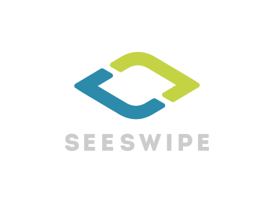 SeeSwipe Identity Final caps eye identity logo mark print type typography