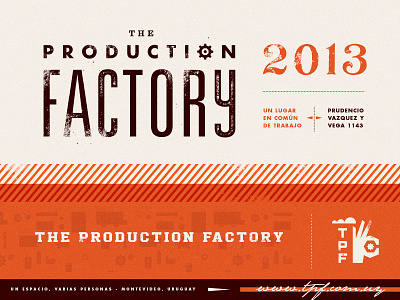 TPF branding factory hand identity martin production