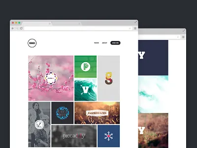 New Portfolio Site - WIP branding chrome dbo design google logo portfolio website