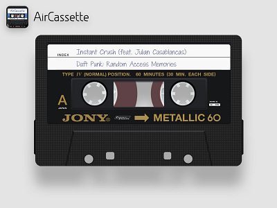 AirCassette Jony Tape aircassette app cassette ios iphone jony player tape