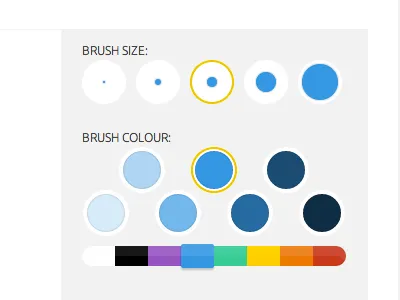 Brush Ninja Interface brush ninja interface ui