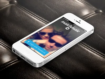 iOS app app black couple date dating ios iphone leather matchmaking matchmate phone white