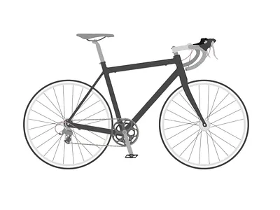 Road Bike Illustration illustration illustrator vector