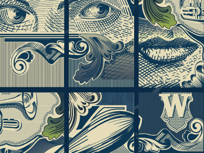 Visual Identity blue design eyes graphic graphicdesign lips w