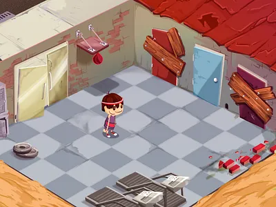 Gym App art artdirection character color conceptart illustration lighting