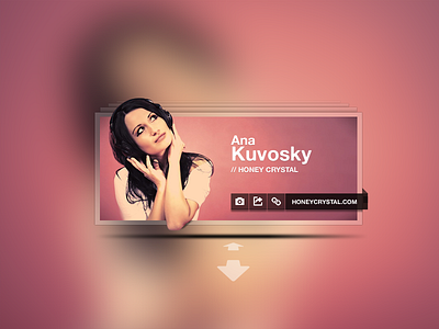 Profile Widget Concept app card concept profile widget