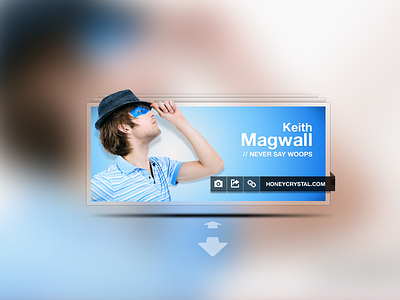 Profile Widget Concept 2 app card concept profile widget