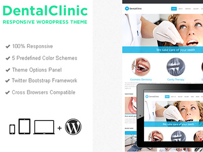 Dental Clinic Responsive WordPress Theme clinic wordpress theme dental wordpress theme hospital wordpress theme wordpress theme for dentists