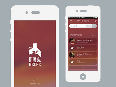 Rum & Beere - find a good drop alcohol app local rum search whiskey