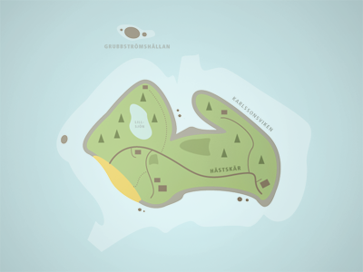 Stugväg illustrator map ocean photoshop roads