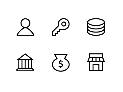 Iconset black icon set simple