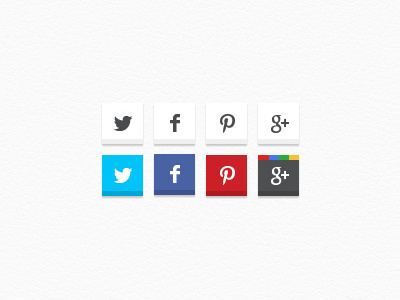 Social Blocks facebook fun google hover pinterest social twitter ui