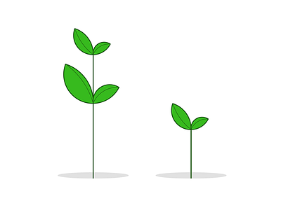 Sprouts flat green icon illustration plant plants seedling seedlings sprout sprouts
